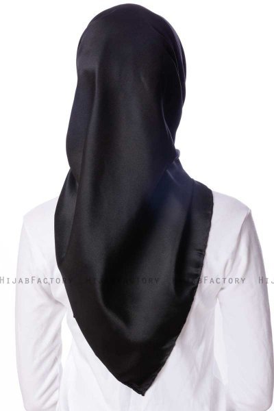 Eylul - Hijab Rayon Quadrato Nero