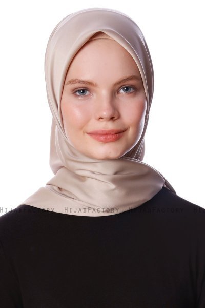 Eylul - Hijab Rayon Quadrato Taupe