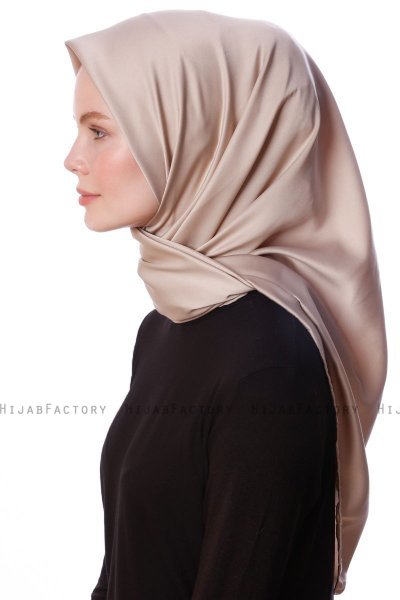 Eylul - Hijab Rayon Quadrato Taupe