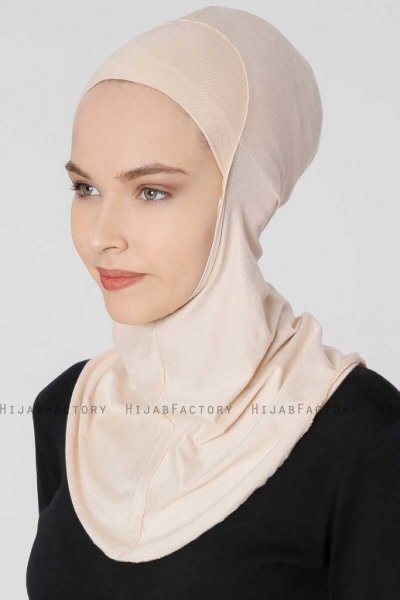 Filiz Beige XL Ninja Hijab Underslöja Ecardin 200711a