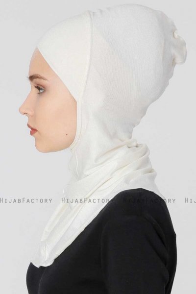 Filiz Creme XL Ninja Hijab Underslöja Ecardin 200705c