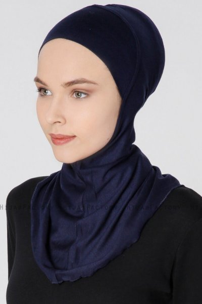 Filiz Marinblå XL Ninja Hijab Underslöja Ecardin 200703a