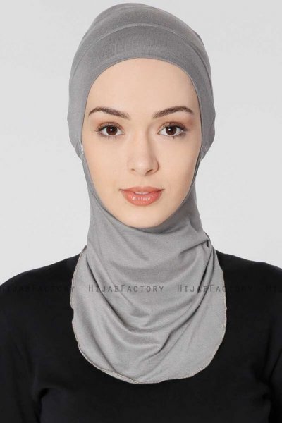 Funda Mörkgrå Ninja Hijab Underslöja Ecardin 200527b