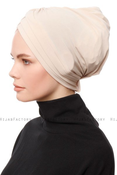 Gamze - Turbante Beige