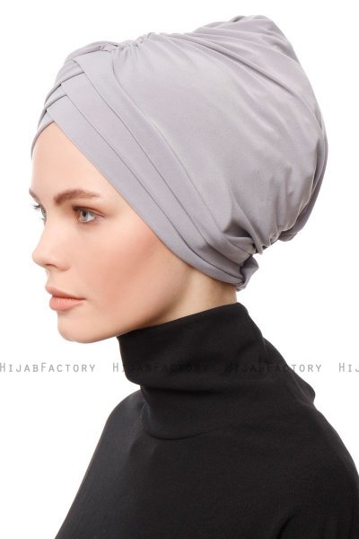 Gamze - Turbante Grigio Chiaro