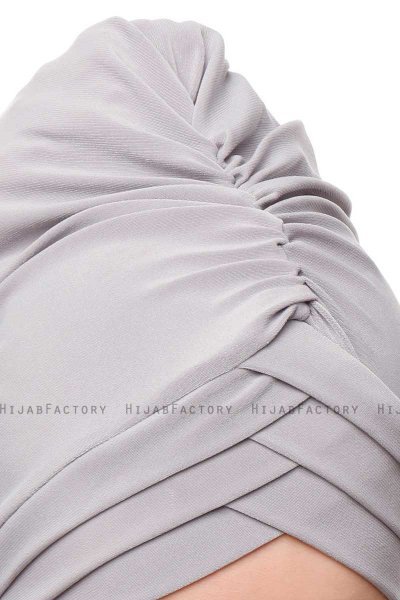 Gamze - Turbante Grigio Chiaro