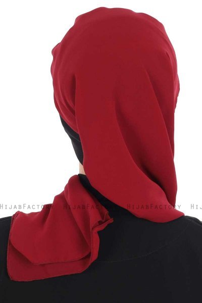 Gill - Hijab Pratico Bordò & Nero
