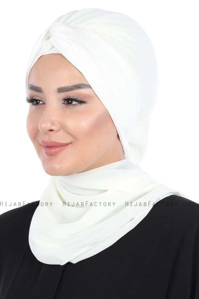 Gill - Hijab Pratico Creme & Creme
