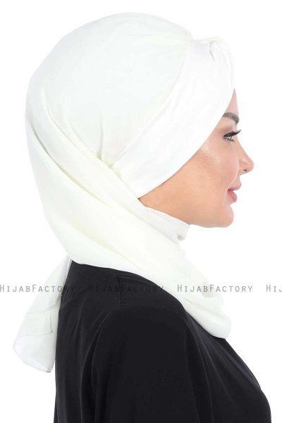Gill - Hijab Pratico Creme & Creme