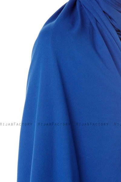 Hande - Hijab Di Cotone Blu - Gülsoy