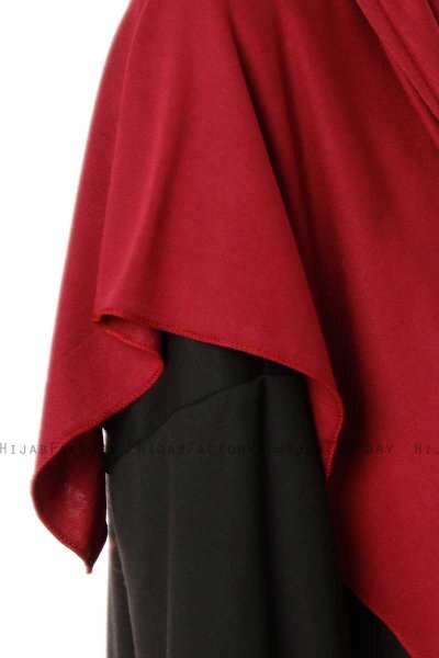 Hande - Hijab Di Cotone Bordò - Gülsoy