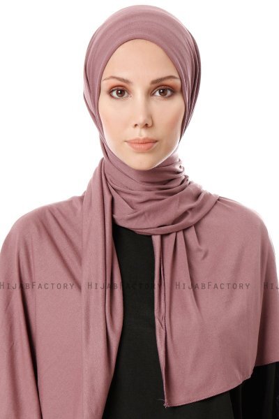 Hande - Hijab Di Cotone Viola Chiaro - Gülsoy
