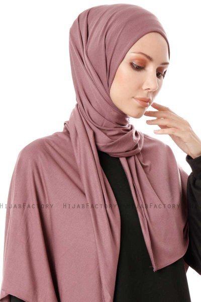 Hande - Hijab Di Cotone Viola Chiaro - Gülsoy