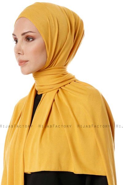 Hande - Hijab Di Cotone Pesca - Gülsoy