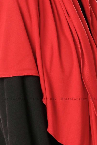 Hande - Hijab Di Cotone Rosso - Gülsoy