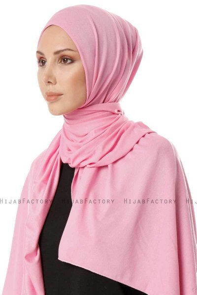 Hande - Hijab Di Cotone Rosa - Gülsoy