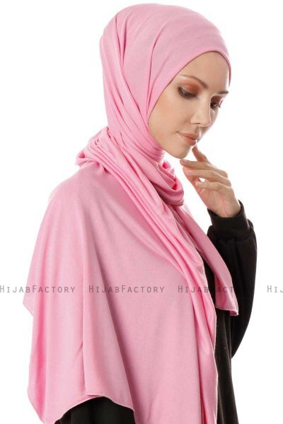 Hande - Hijab Di Cotone Rosa - Gülsoy