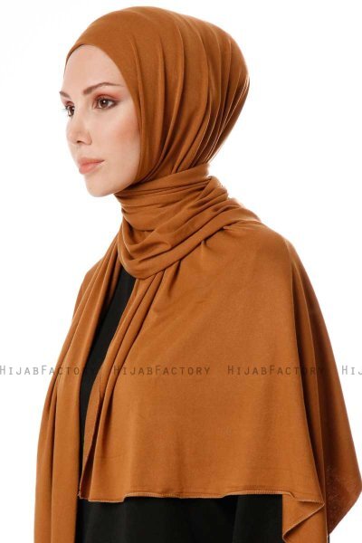 Hande - Hijab Di Cotone Mostarda - Gülsoy