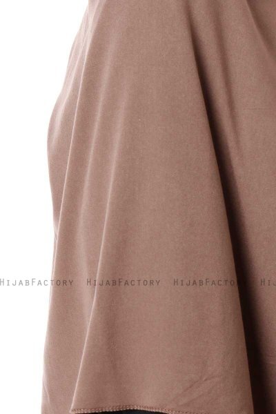 Hande - Hijab Di Cotone Taupe - Gülsoy