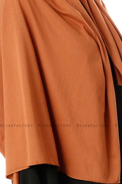 Hande - Hijab Di Cotone Terracotta - Gülsoy