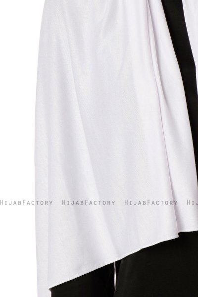 Hande - Hijab Di Cotone Bianca - Gülsoy