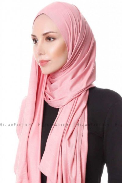 Hanfendy Mörkrosa Praktisk One Piece Hijab Sjal 201747b