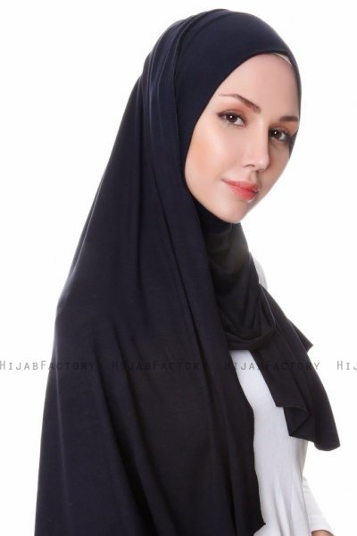 Hanfendy Svart Praktisk One Piece Hijab 201701d