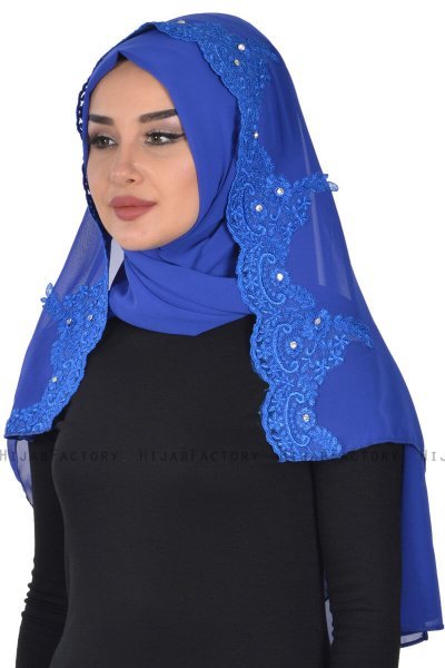 Helena - Hijab Pratico Blu - Ayse Turban