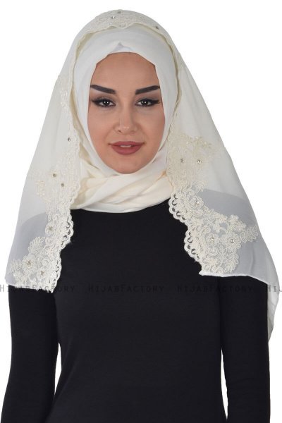 Helena - Hijab Pratico Creme - Ayse Turban