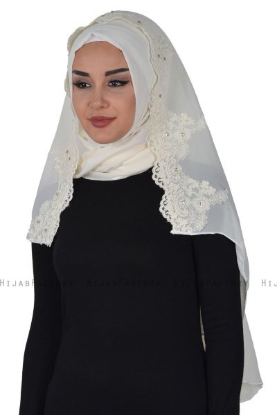 Helena - Hijab Pratico Creme - Ayse Turban