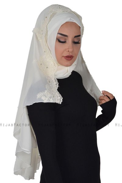 Helena - Hijab Pratico Creme - Ayse Turban