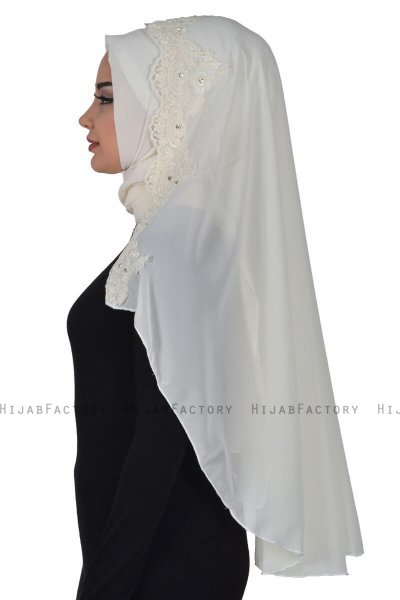 Helena - Hijab Pratico Creme - Ayse Turban