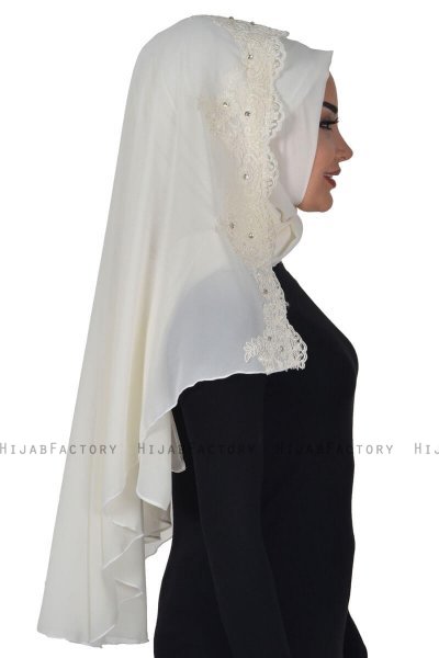 Helena - Hijab Pratico Creme - Ayse Turban