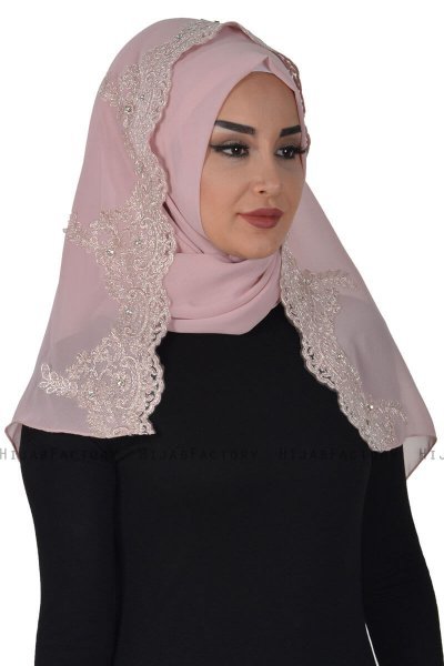 Helena - Hijab Pratico Rosa Antico - Ayse Turban