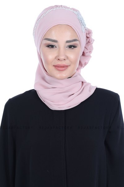 Hillevi - Turbante Chiffon Rosa Antico