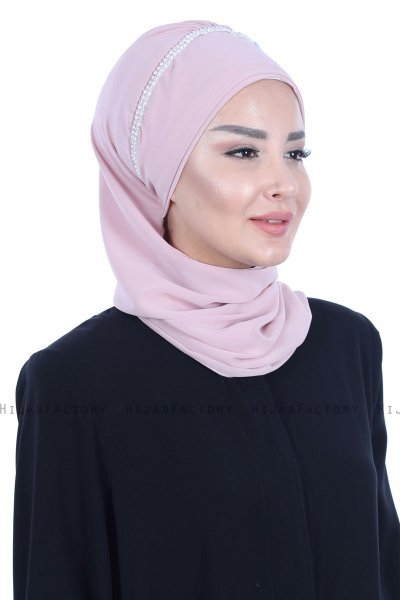 Hillevi - Turbante Chiffon Rosa Antico