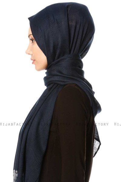 Huriye - Hijab Blu Navy - Özsoy