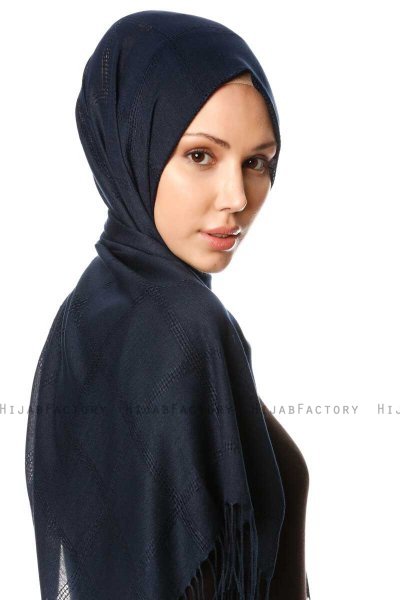 Huriye - Hijab Blu Navy - Özsoy