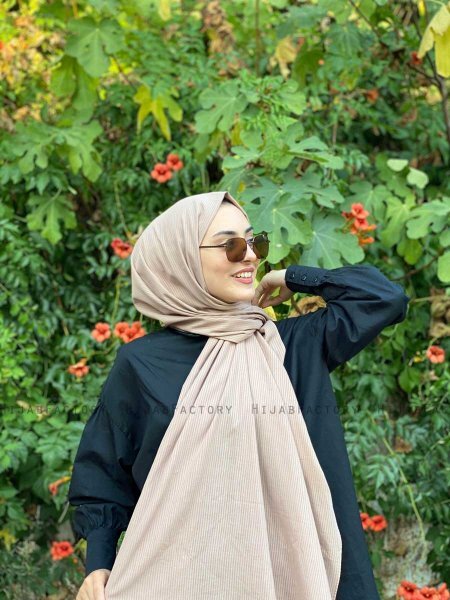 Jaeda - Hijab Cotone Taupe - Mirach
