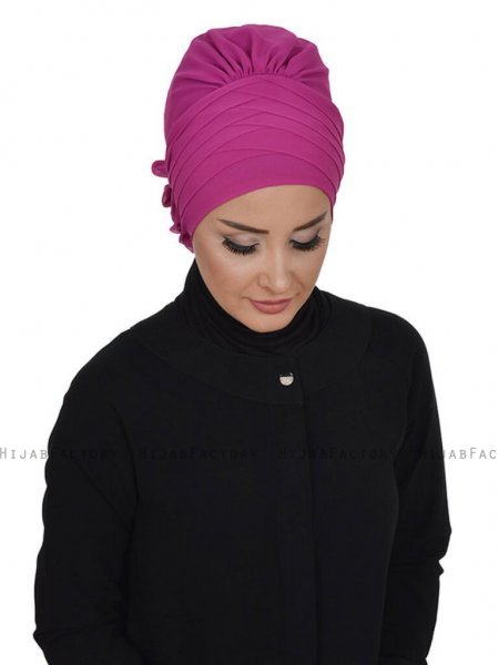 Jane - Turbante Chiffon Fucsia - Ayse Turban