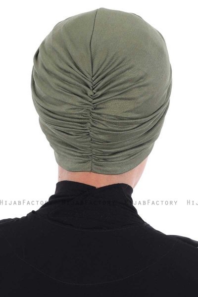 Jill - Turbante Di Cotone Cachi - Ayse Turban