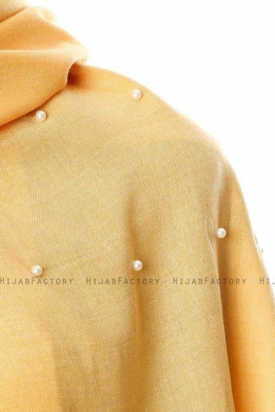 Kadri - Hijab Giallo Con Perle - Özsoy