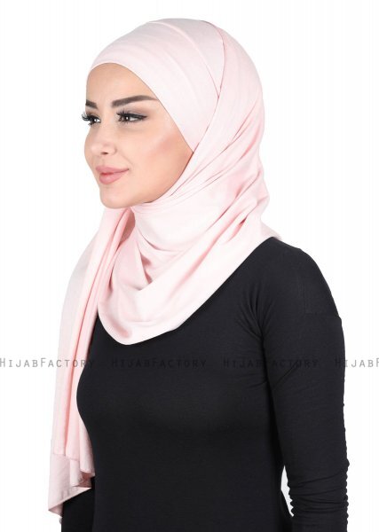 Kaisa - Hijab Cotone Pratico Rosa Antico
