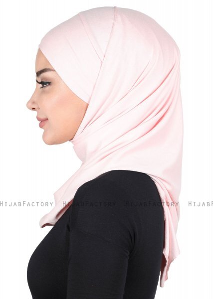 Kaisa - Hijab Cotone Pratico Rosa Antico