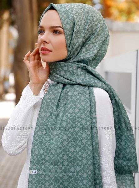Khadija - Hijab Fantasia Verde - Sal Evi