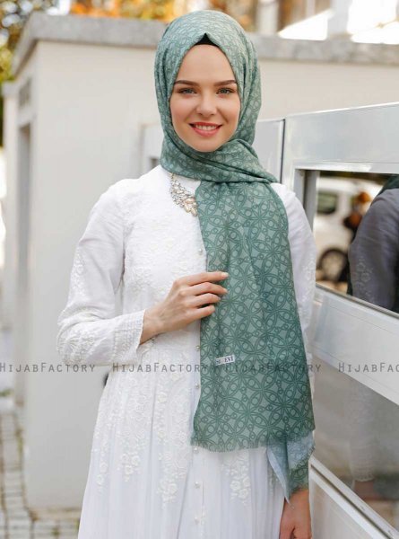 Khadija - Hijab Fantasia Verde - Sal Evi