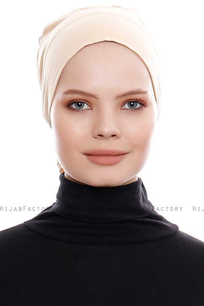 Kiraz - Bonnet XXL Cotone Beige - Ecardin