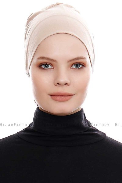 Kiraz - Bonnet XXL Cotone Taupe Chiaro - Ecardin