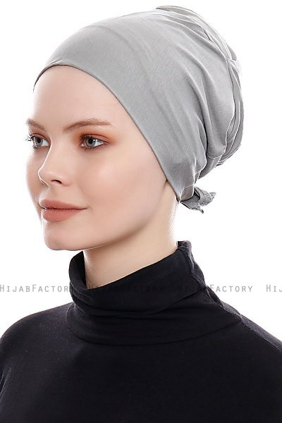 Kiraz - Bonnet XXL Cotone Grigio Scuro - Ecardin