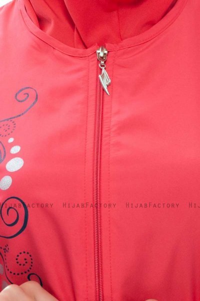 Kubra Hallonröd Burkini Tesmay 280479f